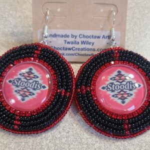 Stoodis Cabochon Beaded Earrings