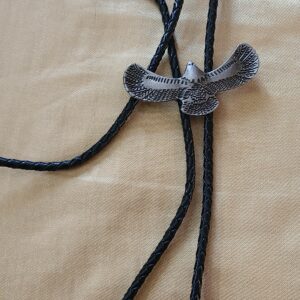 Silver Eagle Bolo Tie