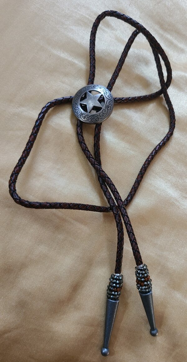 Silver Star Bolo Tie