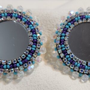 Mirrored Beaded Earrings