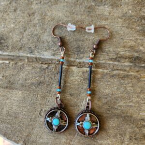 Porcupine Quill earrings with Charm